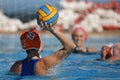 Waterpolo competition. CN Mataro VS Zaragoza. Royalty Free Stock Photo