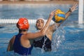 Waterpolo competition. CN Mataro VS Zaragoza. Royalty Free Stock Photo