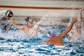 Waterpolo player - attack action Royalty Free Stock Photo