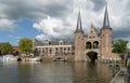 Waterpoort Water gate in the city of Sneek