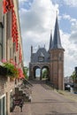 Waterpoort Water gate at the Geeuwkade in the city of Sneek