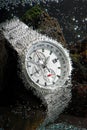 Waterproof chronograph watch