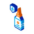 Waterproof Material Glue isometric icon vector illustration