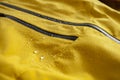 Waterproof technology for mountain clothes Royalty Free Stock Photo