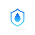 Waterproof vector icon