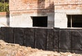 Waterproofing basement and foundations