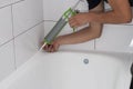 Waterproofing bath silicone sealant