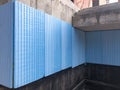 Waterproofing and thermal insulation of concrete building walls