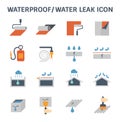 Waterproofing vector icon