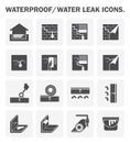 Waterproofing vector icon