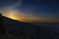 Views along the Blue Ridge Parkway in North Carolina, USA. Royalty Free Stock Photo