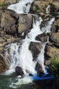 Arctic River cascading over Canadian Shield at Cameron Falls, Hidden Lake Territorial Park, Northwest Territories, Canada