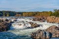 Waters flow from the Potomac River Royalty Free Stock Photo