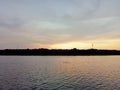 The waters of the West Kalimantan River, Ketapang.