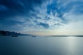 waterscape long exposure landscape boats sailing in river