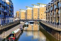 Waterside apartments at Limehosue Basin