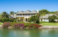 Waterside Home in Naples, Florida Royalty Free Stock Photo