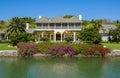 Waterside House in Naples, Florida Royalty Free Stock Photo