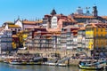 Waterside promenade porto, Portugal, colorful houses