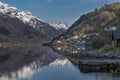 Waterside view of SÃÂ¸rfjord, Branch of Hardengerfjord