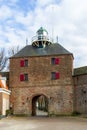 Waterside view of the Vischpoort Royalty Free Stock Photo