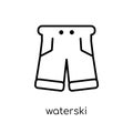 waterski icon from Summer collection.