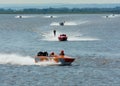 Waterski Racing Royalty Free Stock Photo