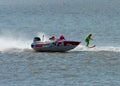 Waterski Racing Royalty Free Stock Photo