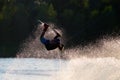 Waterskier on lake ausee