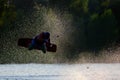 Waterskier on lake ausee