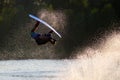 Waterskier on lake ausee