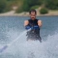 Waterskiing competition