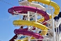 Waterslides on a cruiseship