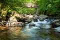 Watersmeet in Exmoor National Park Royalty Free Stock Photo