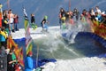 Watersplash on the Feuerkogel Ebensee, Austria