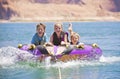 Watersports Fun - Kids Tubing Royalty Free Stock Photo