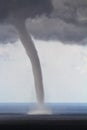Waterspout on the ocean Royalty Free Stock Photo