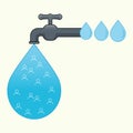 Water Supply Demand Royalty Free Stock Photo
