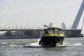 Watertaxi on the rotterdam river Maas