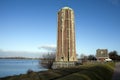 Watertoren next to the Westeinder Plassen in Aalsm