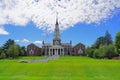 Campus of Colby College in Maine, USA Royalty Free Stock Photo