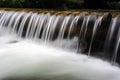 Waterwall on mountain river Royalty Free Stock Photo