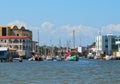 Waterway of Belize City, Belize Royalty Free Stock Photo