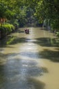 Waterway with boat in Suzhou China