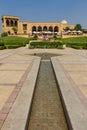 Waterways and walkways at Al-Azhar Park , cairo in egypt Royalty Free Stock Photo