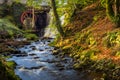 Waterwheel at a Glenariff is a valley of County Antrim, Ireland. Royalty Free Stock Photo