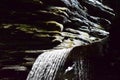 Water falls through the rocks at Watkins Glen, NY State Park