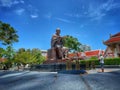 Wat Rakhang Khositaram Woramahawiharn in thailand, measure,buddha in thailand, temple in thailand Royalty Free Stock Photo