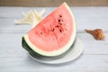 Watremelon in a wooden background