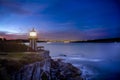 Watson Bay lighthouse Royalty Free Stock Photo